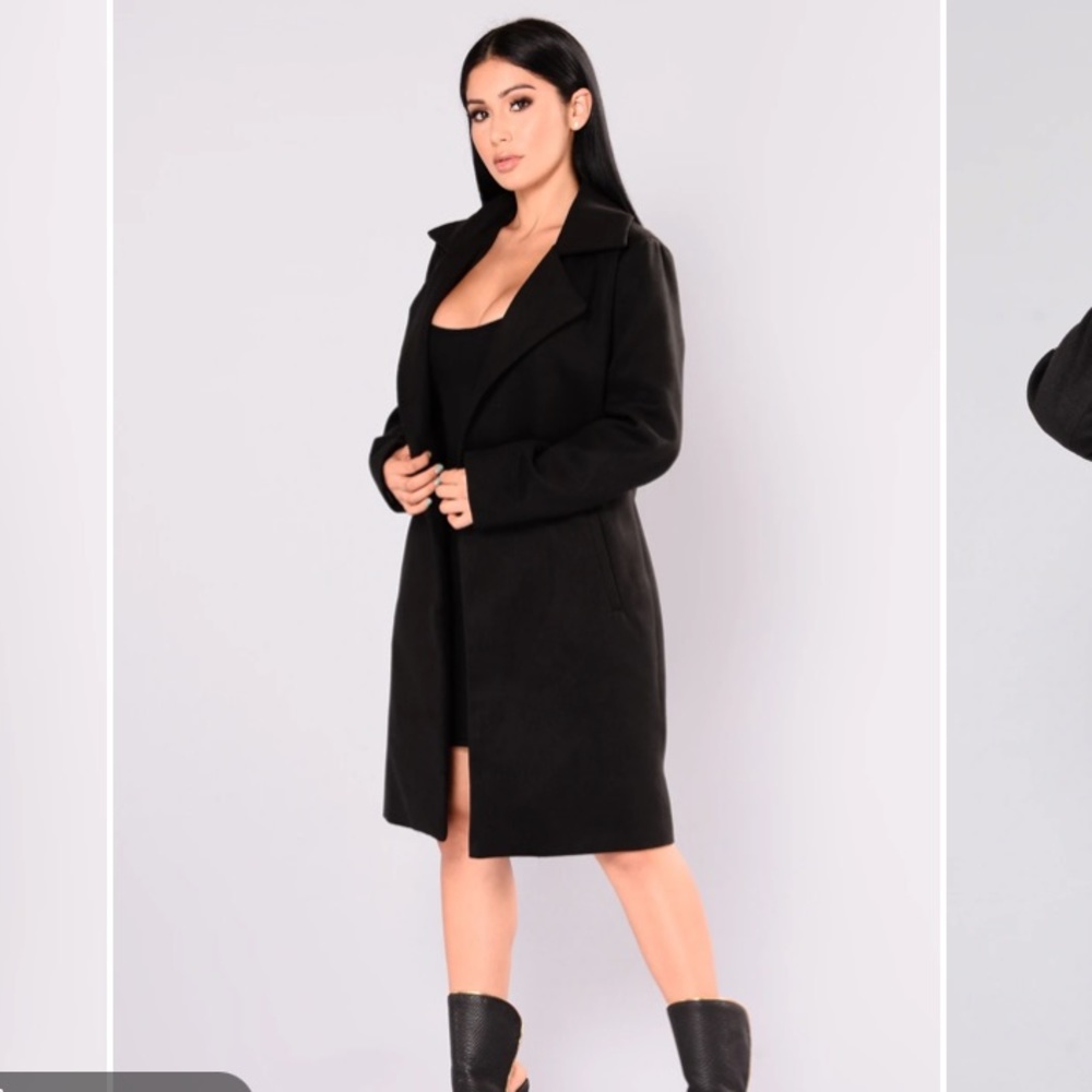 Black pea coat